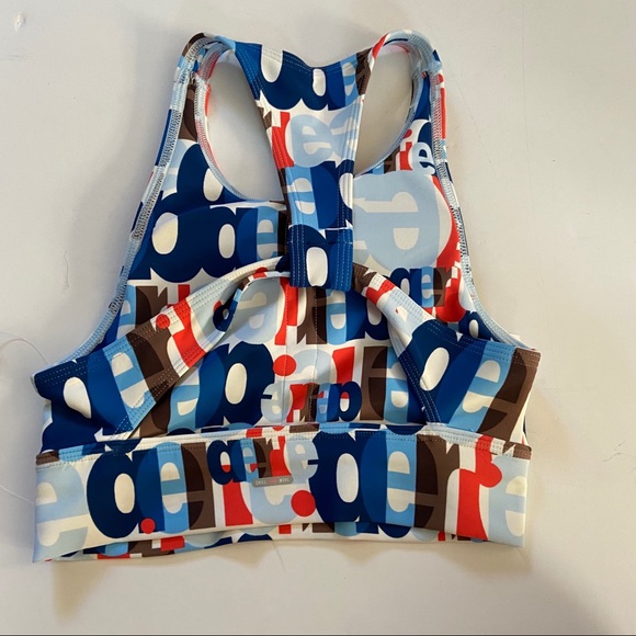 AERIE LONGLINE SPORTS BRA GRAPHIC - Picture 2 of 4